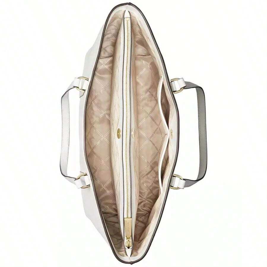 Michael Kors | Bolso grande de piel con asa - Blanco óptico - Ver 1