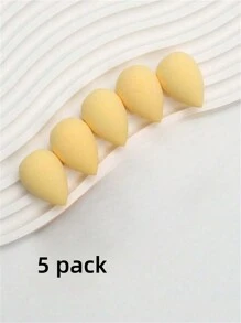 5 件/10 件迷你可爱化妆海绵，精细细节覆盖化妆海绵粉扑，干湿两用柔软化妆工具 - 彩色 - 查看 10