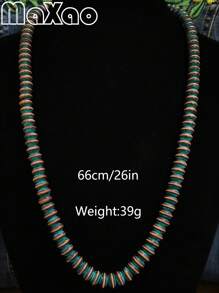 女款歐美復古波希米亞風西式珍珠項鍊，層次感更佳，適合日常穿著、約會、參加主題派對，佩戴時會收到朋友許多讚美 - 復古拉絲珠項鍊 - 查看 21
