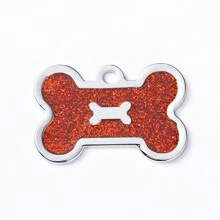 Pet Accessories Shiny Bone Charm Customized Name Tag Pet ID Tag For Dogs & Cats, Multicolored - Multicolor - View 15