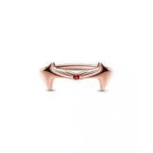 Anillo de  de  con piedra de cristal de Pandora - Oro rosa - Ver 2