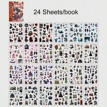Yoofun 24 件/包和纸贴纸书旧梦归来复古 DIY 日记本剪贴簿创意贴纸 - 彩色 - 查看 16