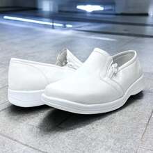 Zapatos Para Enfermeria Sin Agujetas Comodos Ligeros Resistentes Modelo 224 - Blanco - Ver 4