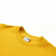 Puma 印花簡約休閒圓領套頭衫衛衣 - 黃色 - 查看 4