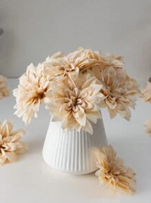 5 bông hoa lụa thược dược nhân tạo 12cm 4,7 inch dùng để trang trí nhà cửa, hoa cưới, trang trí phòng cưới, hoa tiệc cô dâu, quà tặng cho cặp đôi ngày lễ tình nhân, trang trí lễ cưới hoặc sự kiện - Nhiều màu - Xem 11