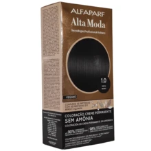 Tonalizante Alfaparf Alta Moda Profissional Preto Negro 1.0