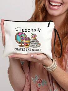 Globe Cosmetic Bag Daughter's Birthday Graduation Gift Teacher's Day Gift Wedding Gift Adult Daughter Gift Travel Toiletries Bag Daughter Bride Gift Bag Cosmetic Bag Cosmetic Bag Gift Makeup Storage Bag Makeup Tools Toiletries Bag(Various Patterns To Choose From) Makeup Bag School Supplies Travel Essentials Pouch Make Up Bag Holiday Essentials Makeup Bags Makeup Pouch Beauty