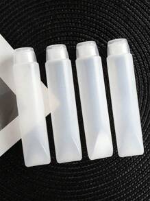 30ml/50ml Portable Travel Bottles Silicone Leakproof Travel Bottle Set Portable Refillable Squeeze Containers For Shampoo Lotion Toiletries Travel Bottle Set Travel Bottle Set With Portable Storage Bag Travel Size Toiletry Container Set - White - View 4