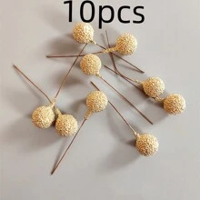 10/30/50/100 件红色蘑菇微型景观装饰，彩色泡沫人造浆果配件