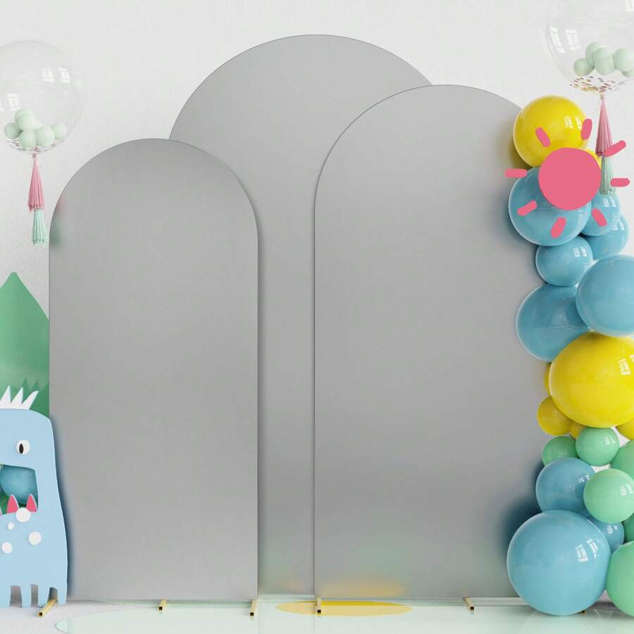 Phông nền vòm 5ft, 6ft, 6.6ft, 7.2ft, Phông nền vòm cưới, Phông nền vòm vải Lycra bó 2 mặt, Vải phông nền vòm tròn cho tiệc sinh nhật, trang trí chân vòm cưới (Không bao gồm chân vòm, chỉ bao gồm phông nền vải)