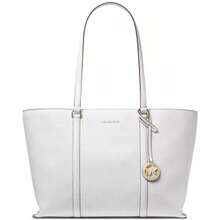 Michael Kors | Bolso grande de piel con asa - Blanco óptico - Ver 2
