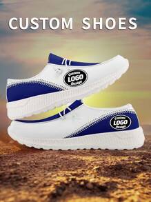 1 Pair Buffalo Baseball Custom Loafers, Personalized Name Loafers, Custom Chunky Sole Loafers Of E-TPU, Personalized Fabric Shoes, Photo Loafers, Tailored Loafers For Women And Men, Unique Sports And Casual Footwear, Gifts For Groomsmen, Anniversaries, Valentine's Day, Birthdays, Weddings, Best Friend Gifts, Ideal For Mom/Dad/Her/Him/Girlfriend/Boyfriend/Wife/Husband/Friend. - White - View 5