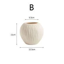 1 件陶瓷花瓶，简约美式乡村风格花架 - 米色 - 查看 9