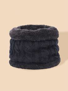 1 件婴儿针织颈部保暖器，纯色可爱舒适温暖无限围巾，适合幼儿男孩/女孩，适合秋冬季 - 彩色 - 查看 10