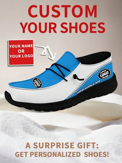 1 Pair Carolina Baseball Custom Loafers, Personalized Name Loafers, Custom Chunky Sole Loafers Of E-TPU, Personalized Fabric Shoes, Name Loafers, Tailored Loafers For Women And Men, Unique Sports And Casual Footwear, Gifts For Groomsmen, Anniversaries, Valentine's Day, Birthdays, Weddings, Best Friend Gifts, Ideal For Mom/Dad/Her/Him/Girlfriend/Boyfriend/Wife/Husband/Friend.