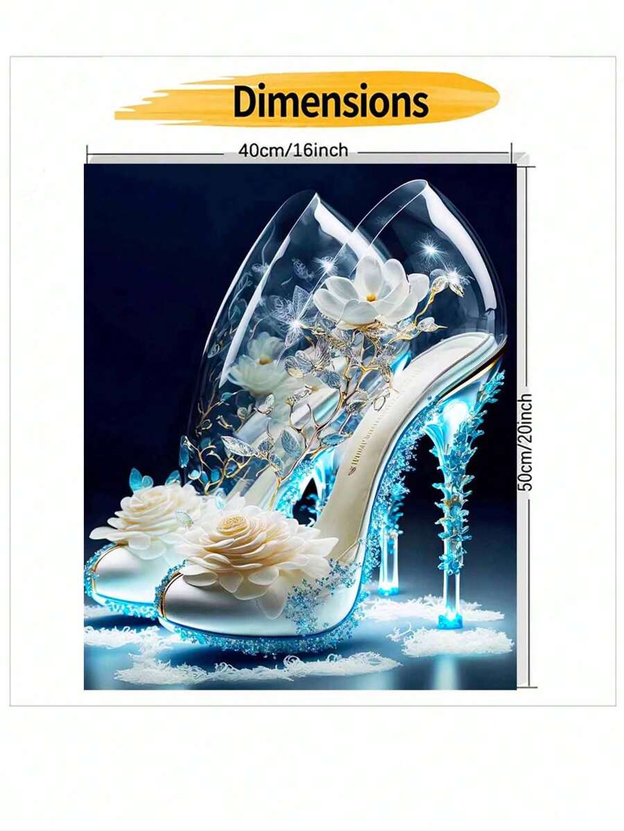 Crystal High Heels 2024 Easy To Use DIY Digital Painting, Start Your