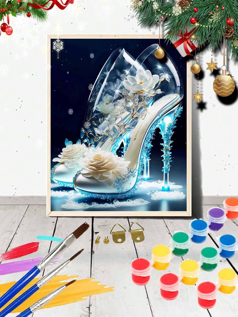 Crystal High Heels 2024 Easy To Use DIY Digital Painting, Start Your