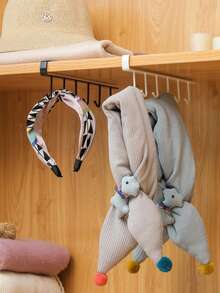 1 Giá treo đồ bằng sắt không để lại dấu đinh, Móc treo đồ đa năng, Tổ chức 6 móc - Nhiều màu, Đồ dùng nhà bếp, Hộp lưu trữ, Tổ chức, Trang trí phòng, Thích hợp cho nhà bếp, Nhà hàng, Tiệc tùng, Cắm trại, Tụ họp, Quà tặng cho bạn bè, Quà tặng gia đình, Quà tặng Giáng sinh - Nhiều màu - Xem 4