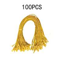 100 sợi dây thẻ cao cấp 7,87in, dây treo thẻ bền chắc có vòng ghim, dây buộc cho đồ trang trí cây thông Noel, đồ thủ công tự làm và gắn thẻ quà tặng - Nhiều màu - Xem 10