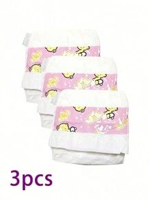 3/5/10/15pcs Baby Doll Diapers Reborn Doll Diaper Refill Pack For 18-24 Inch Newborn Doll Accessories Underwear, Suitable For 6 Years Old And Above, Doll Not Included