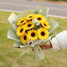 DIY Handmade Soap Flower Gift Bouquet Sunflower