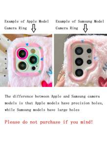 1 Ốp điện thoại hình máy ảnh vui nhộn, ốp mềm mại, tương thích với iPhone/điện thoại - Hồng - Xem 11
