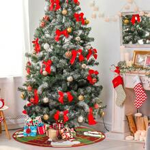 1 chiếc váy cây thông Noel in hình ông già Noel và cây thông Noel, phụ kiện trang trí tiệc Giáng sinh - Nhiều màu - Xem 6