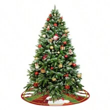 1 chiếc váy cây thông Noel in hình ông già Noel và cây thông Noel, phụ kiện trang trí tiệc Giáng sinh - Nhiều màu - Xem 8