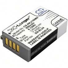 Battery For Nikon 1 J5 EN-EL24 VFB11901 3790 Mirrorless Camera CS-NKJ150MX 850mA