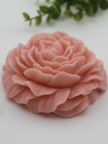 1 件轻质硅胶牡丹花模具，适合 DIY 工艺挂饰 - 白色 - 查看 1