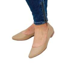 WOMEN'S SHOES BALLERINAS BALLERINAS - 米色 - 查看 1
