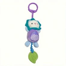 Plush Baby Toy With Portable Hanging Ring Chimes Toy - Baby Stroller Chimes Plush Rattle Doll, Suitable For Car Seat, Random Color Accessories