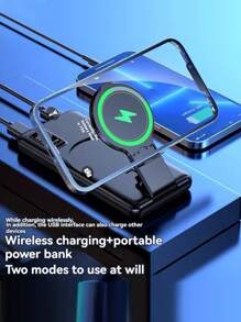 磁性移动电源，10000mAh 可折叠无线便携式充电器，配备 USB-C 线缆 LED 显示屏，Mag-Safe 电池组 22.5W PD 快速充电，兼容 Iphone 16/15/14/13/12 Pro/Pro Max/Plus/Mini 磁性移动电源，10000mAh 可折叠无线超薄便携式充电器，配备 USB-C 线缆 LED 显示屏，Mag-Safe 电池组 22.5W PD 快速充电，兼容 Iphone 16/15/14/13/12 Pro/Pro Max/Plus/Mini Android - 黑色 - 查看 10