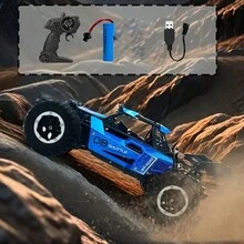 Xe địa hình RC leo núi hợp kim tỷ lệ 1:16, xe điều khiển từ xa tốc độ cao 2,4 GHz, xe tải địa hình điện & quà tặng Giáng sinh - Xe địa hình tốc độ cao điều khiển từ xa bằng hợp kim - Xem 5
