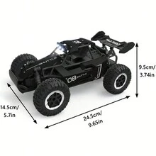 Xe địa hình RC leo núi hợp kim tỷ lệ 1:16, xe điều khiển từ xa tốc độ cao 2,4 GHz, xe tải địa hình điện & quà tặng Giáng sinh - Xe địa hình tốc độ cao điều khiển từ xa bằng hợp kim - Xem 3