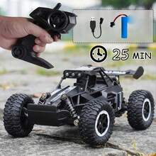 Xe địa hình RC leo núi hợp kim tỷ lệ 1:16, xe điều khiển từ xa tốc độ cao 2,4 GHz, xe tải địa hình điện & quà tặng Giáng sinh - Xe địa hình tốc độ cao điều khiển từ xa bằng hợp kim - Xem 4