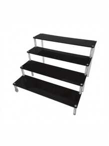 Acrylic Display Rack For Collectibles, Blind Box, Action Figures, Jewelry, Cosmetics - Transparent Tiered Desktop Display Stand