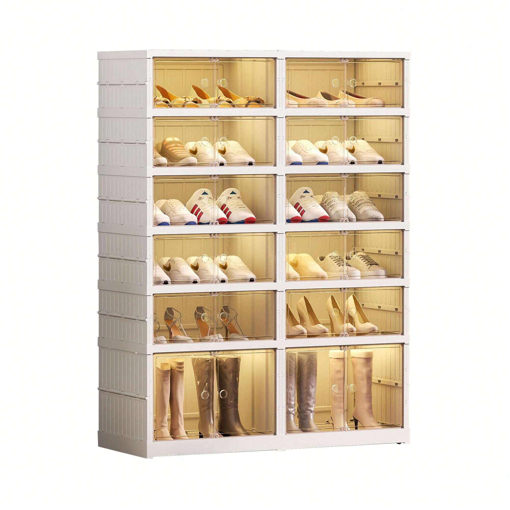 Shoe Storage Foldable Portable Shoe Rack Organizer At
