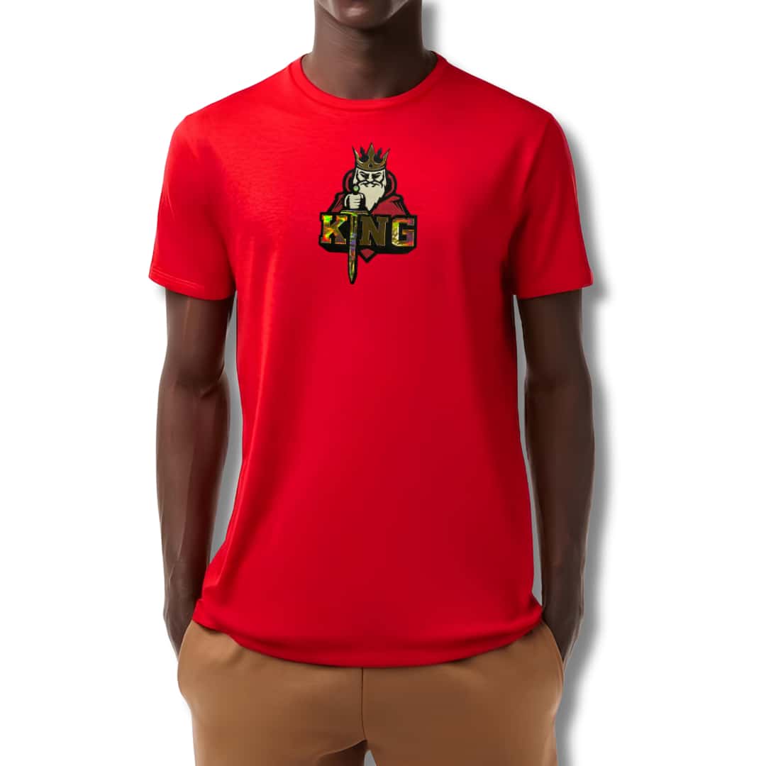 Men's Shirt S To G3 100% Cotton 40.1 - Unisex Streetwear T-Shirt - 紅色 - 查看 1