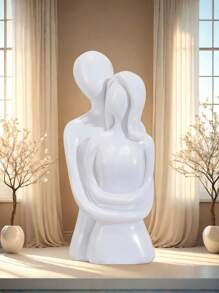 1件装饰雕塑家居装饰，抽象人物雕塑，独特的家居装饰，家居装饰雕像，客厅装饰，办公室装饰，书架装饰，书架电视柜装饰，情人节最佳礼物 - 彩色 - 查看 4