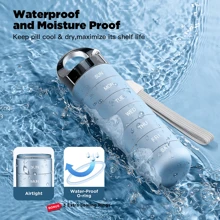 金属旅行药丸收纳盒，便携式防水周药盒，大号铝合金容器，7 天每日药物收纳盒，适用于维生素、鱼油、补充剂、药丸收纳盒旅行药丸盒药盒药丸收纳盒药品储存盒旅行必需品