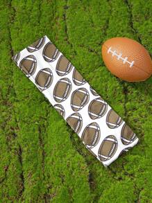 1pc Fashionable Sports Headband Unisex - Football, Basketball, Volleyball, Tennis Printed Pattern, Non-Slip Sweat Absorbing, Suitable For Yoga, Fitness, Running Halloween Hair Band Turban Headband Sweatband