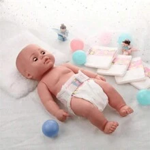 3/5/10/15pcs Baby Doll Diapers Reborn Doll Diaper Refill Pack For 18-24 Inch Newborn Doll Accessories Underwear, Suitable For 6 Years Old And Above, Doll Not Included