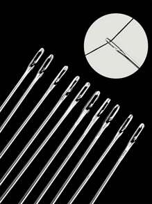 1 Set Of 30 Pcs Elderly Threading Tools, Sewing Needle Threaders, Needle Inserters, Embroidery Needle Threaders, Rosewood Needle Holders, Wooden Needle Holders, Suitable For The Elderly And Visually Impaired, Home & Industrial Sewing Threaders - Multicolor - View 7