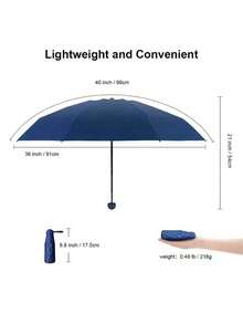 1 chiếc ô màu trơn đơn giản có hộp đựng viên nang, ô che nắng viên nang nhỏ gọn và di động, ô che nắng chống tia UV, ô dù che nắng và mưa, ô dù gấp bỏ túi mini cho nam nữ dùng cho trường học, văn phòng, gia đình, du lịch - Nhiều màu - Xem 7