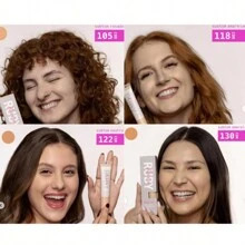 Skin Tint Fluid Foundation Natural Effect - Ruby Kisses - 130 - Xem 4