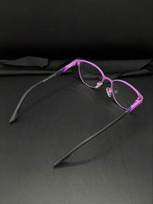 Children's Glasses For Girls, Cat Eye, Metal, Rubberized TR Temples, Resistant, 6-12 Years Old, 43005 - 粉色 - 查看 5