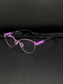 Children's Glasses For Girls, Cat Eye, Metal, Rubberized TR Temples, Resistant, 6-12 Years Old, 43005 - 粉色 - 查看 2