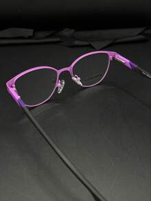 Children's Glasses For Girls, Cat Eye, Metal, Rubberized TR Temples, Resistant, 6-12 Years Old, 43005 - 粉色 - 查看 8