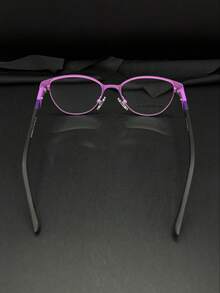 Children's Glasses For Girls, Cat Eye, Metal, Rubberized TR Temples, Resistant, 6-12 Years Old, 43005 - 粉色 - 查看 6